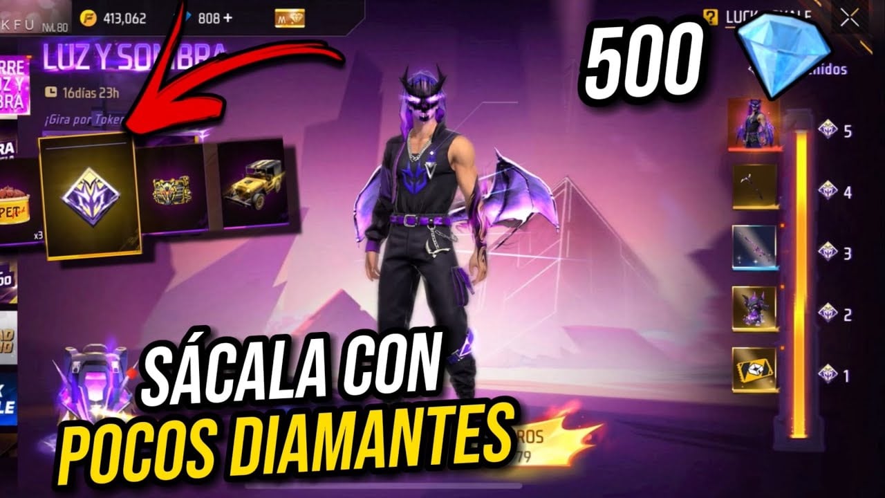 Cómo Obtener el Conjunto Crueldad Sombría en Free Fire Sin Gastar Dinero